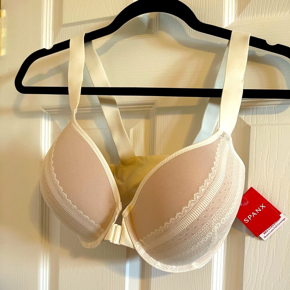 NWT Spanx Bra-llelujah!® Illusion Lace Full Coverage Bra 36DD